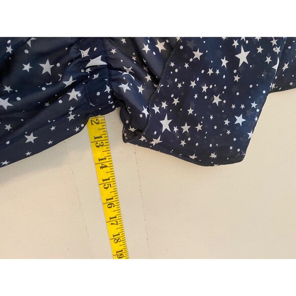 Chelsea & Theodore Navy Starry Maxi Dress Medium - Picture 7 of 8